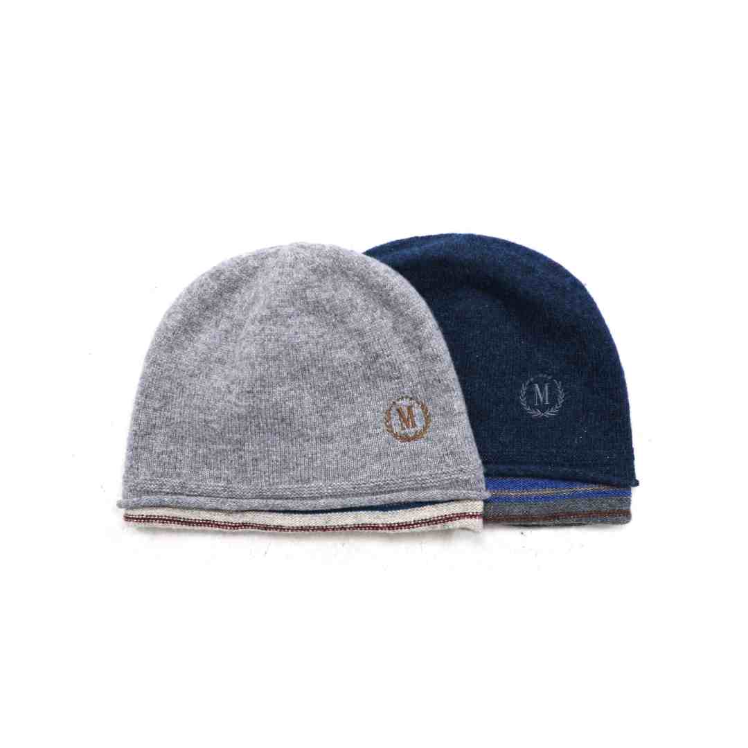 MASONPRINCE*一帽两戴 大学系列双层条纹冷帽