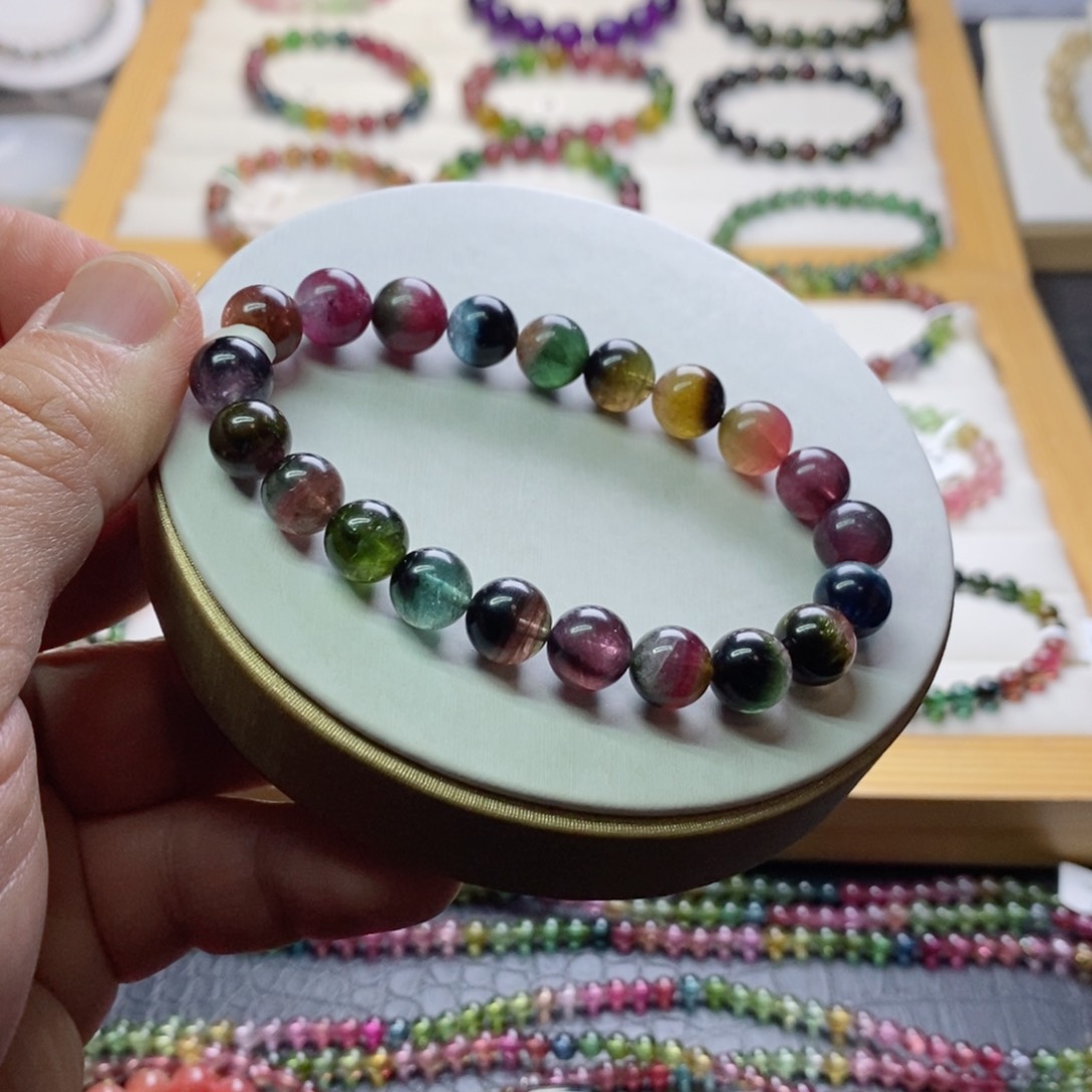 碧玺碧玺手链未镶嵌