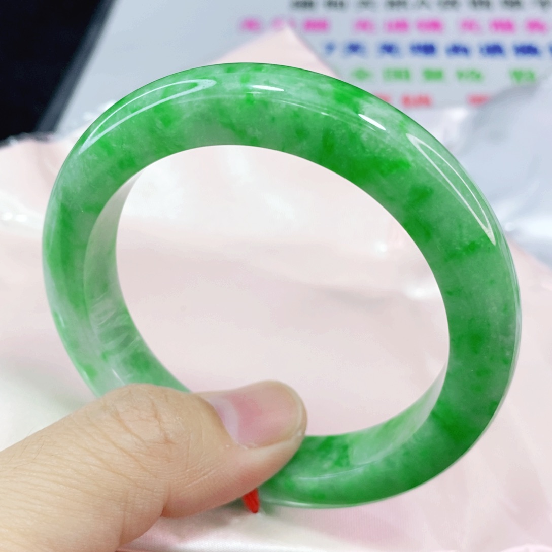 未镶嵌手镯翡翠橘***猫55.8圈口毕业