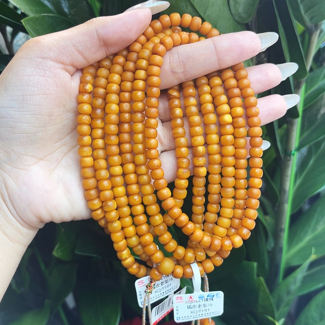 未镶嵌琥珀手链6m108多样性发其一