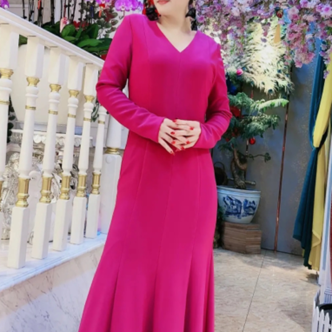 设计师原创修身连衣裙