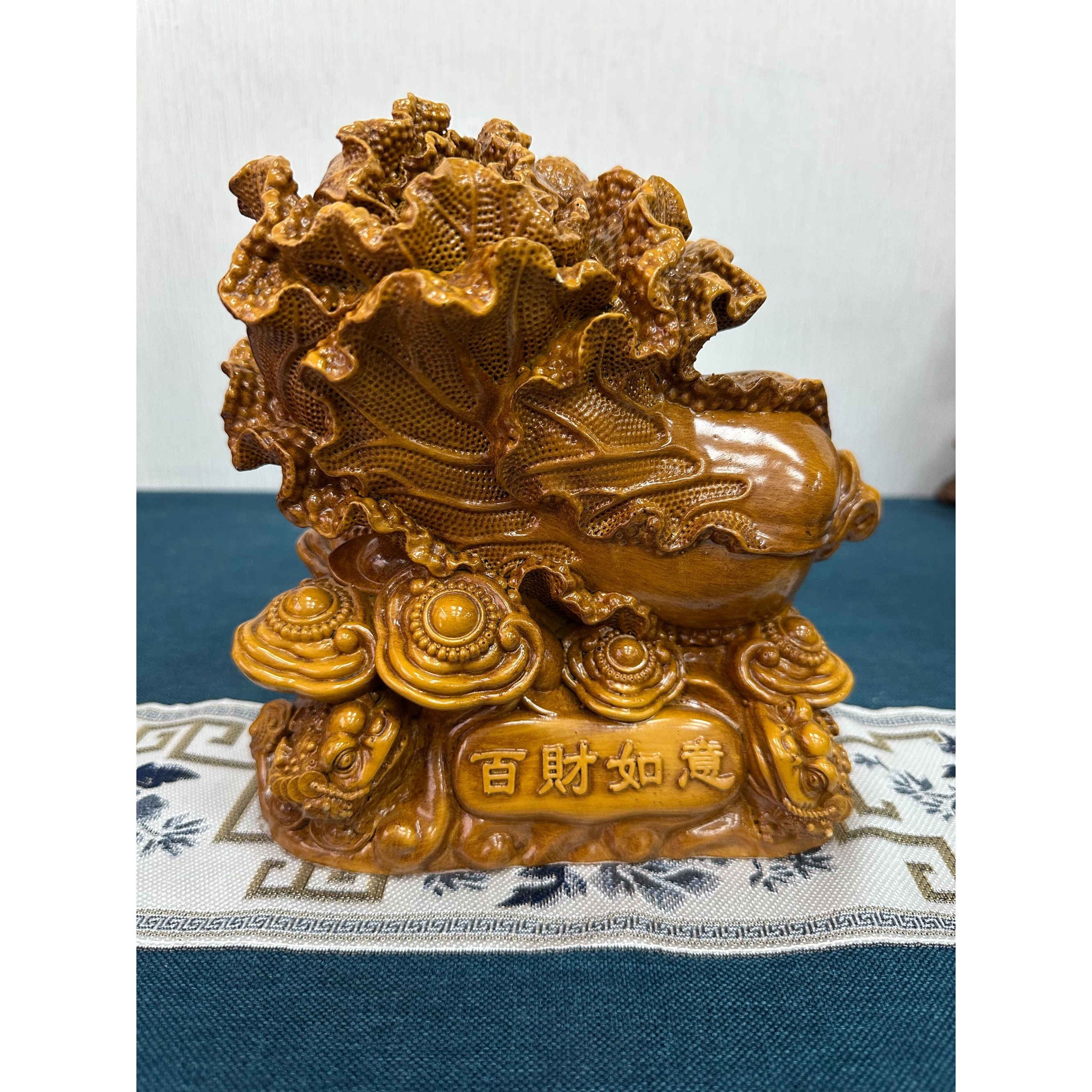 【百财如意】小白菜摆件 高10cm桌面礼品