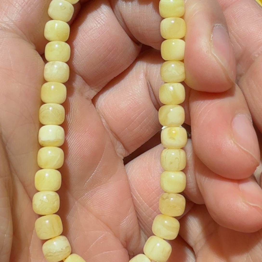 蜜蜡手串未镶嵌琥珀蜜蜡手串6.5mm