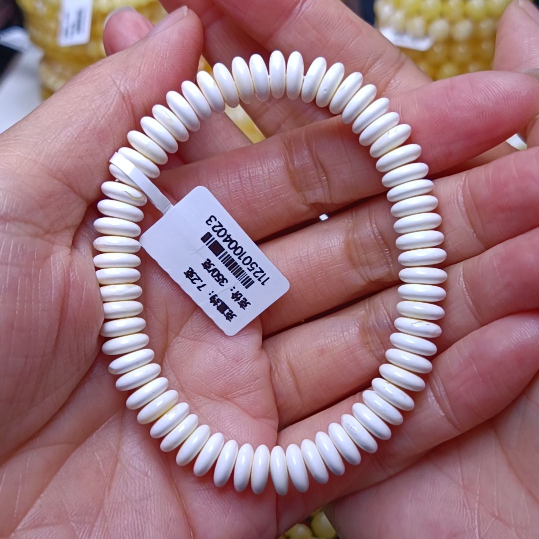 蜜蜡手链未镶嵌宣**泽俄料蜜蜡飞碟型手串