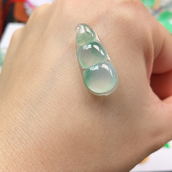 翡翠吊坠(不含链)未镶嵌豆子