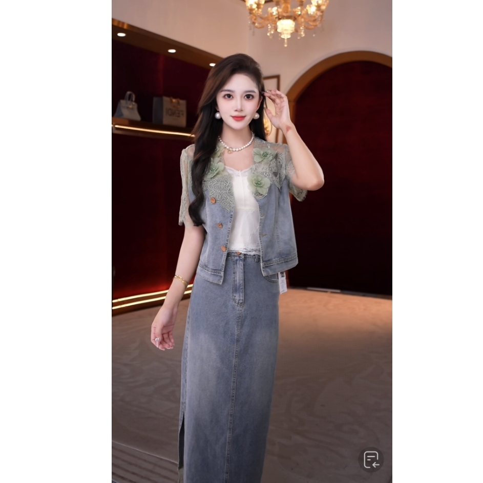 芙娜妮新款休闲洋气衣服女一整套穿搭气质显瘦女装套装F2511920