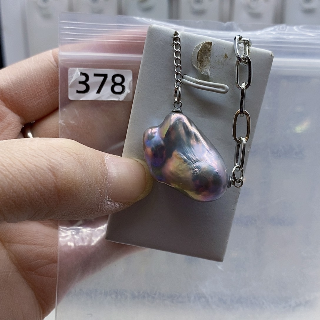 颈饰合金淡水珍珠