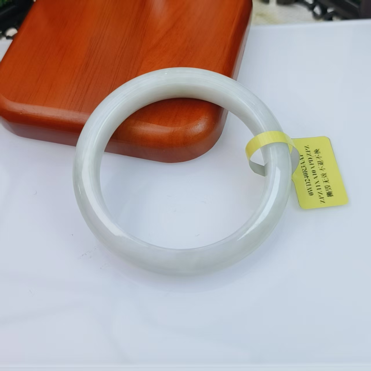 【秋姐翡翠】天然A货翡翠手镯53圈&Q1-4