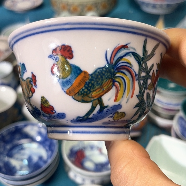 景德镇陶瓷主人杯13344