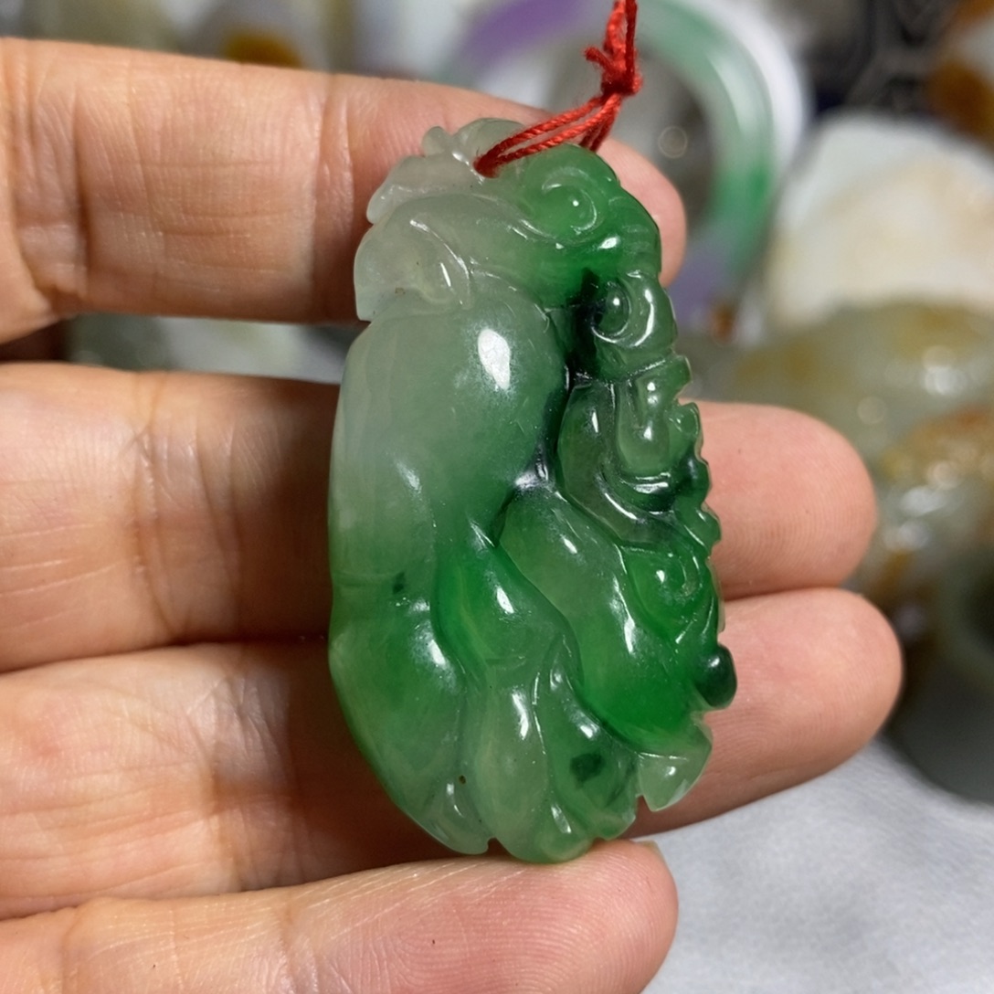 滴血莲花菩提吊坠