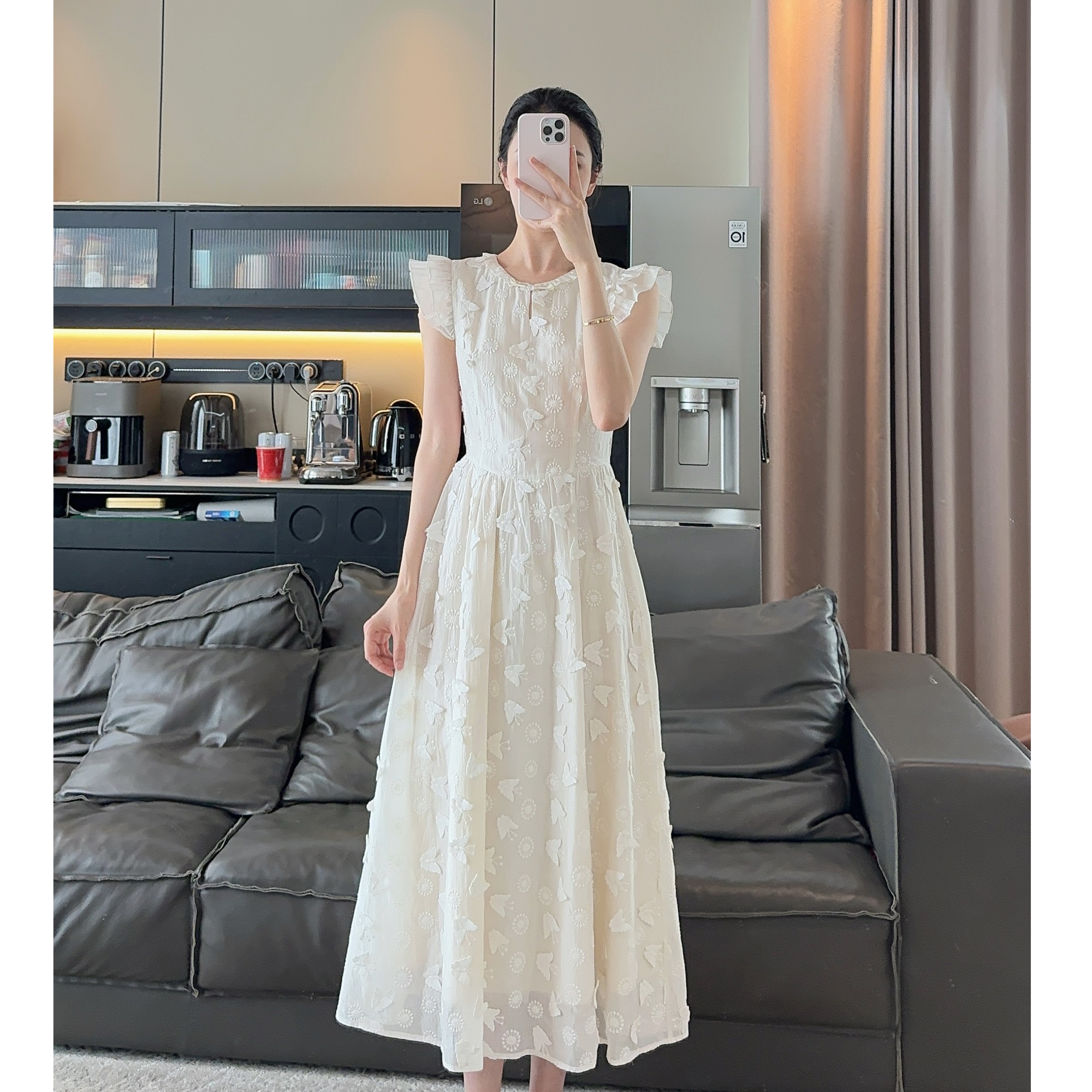 Zwinnie/詹维尼【白蝴蝶-独家系列】连衣裙 GYT202529