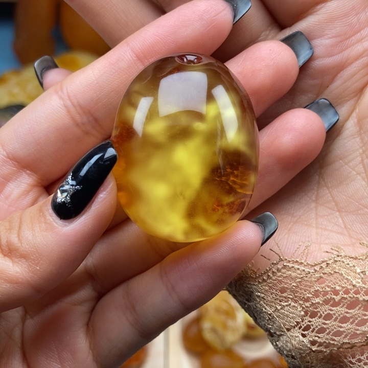 定制琥珀未镶嵌蜜蜡原石定制