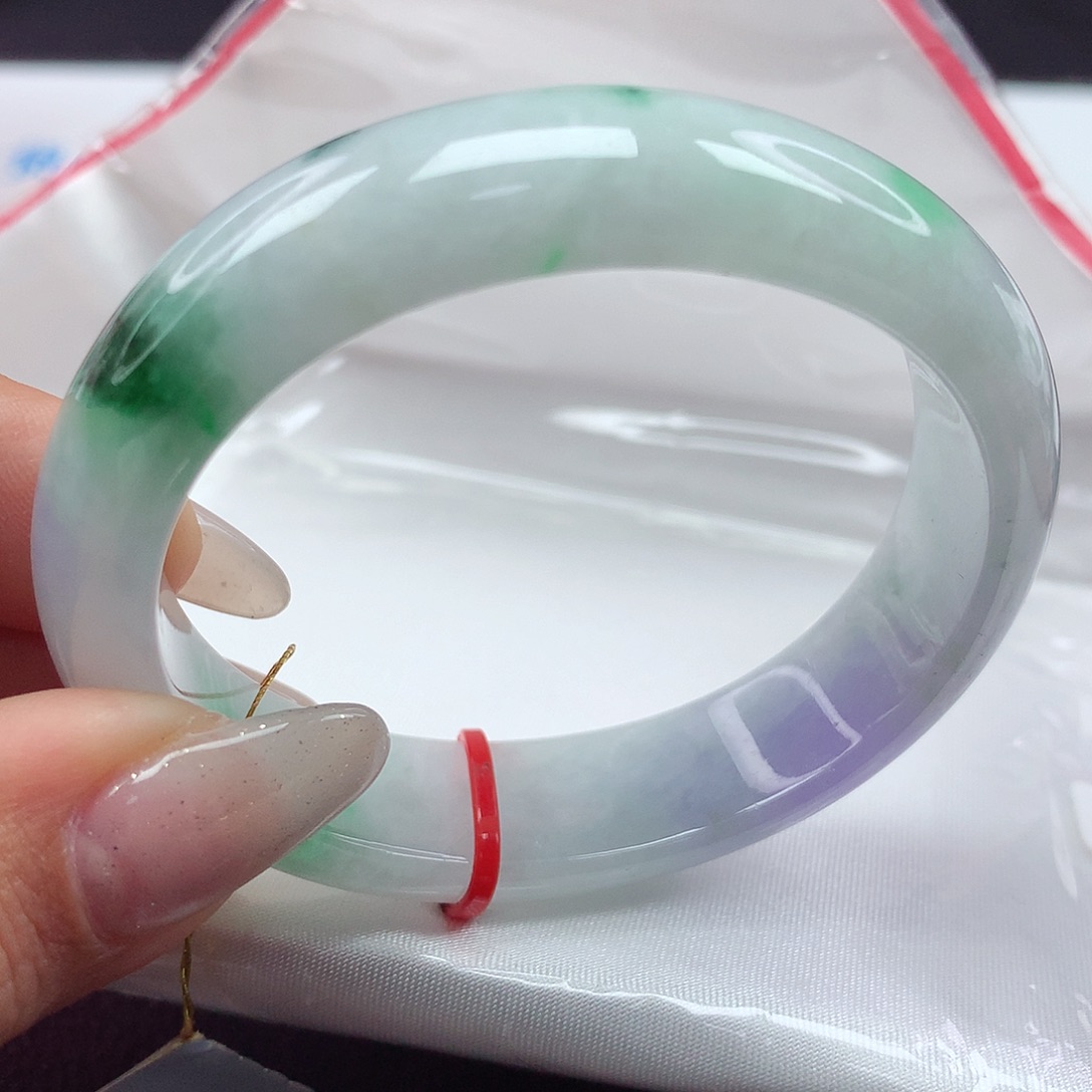 翡翠手镯未镶嵌5253贵妃冰胶0027