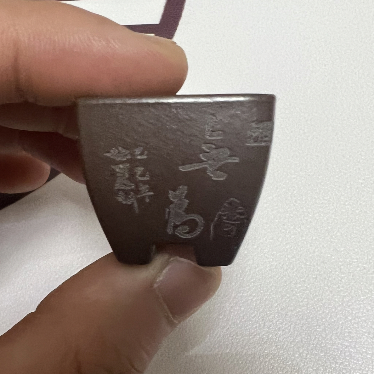 紫砂手工微型六方形花盆适用于掌上盆栽与花卉绿植2x2