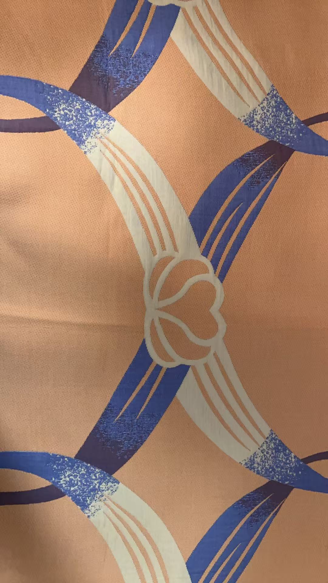 【盖毯】全棉色织提花软绵毯220*240cm床盖   花结黄