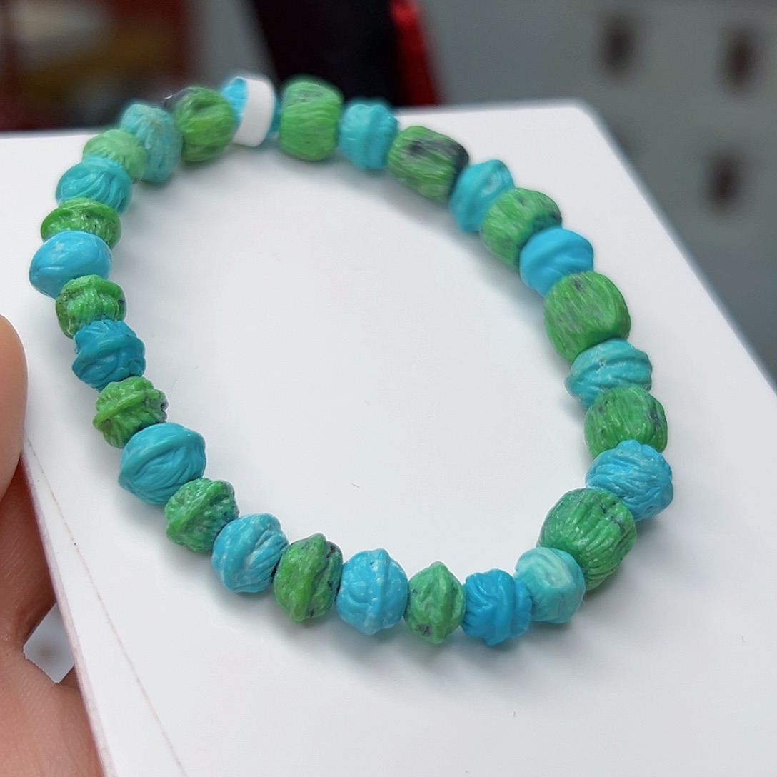 绿松石珠宝奇石未镶嵌