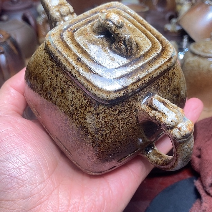 紫砂茶壶柴烧紫砂