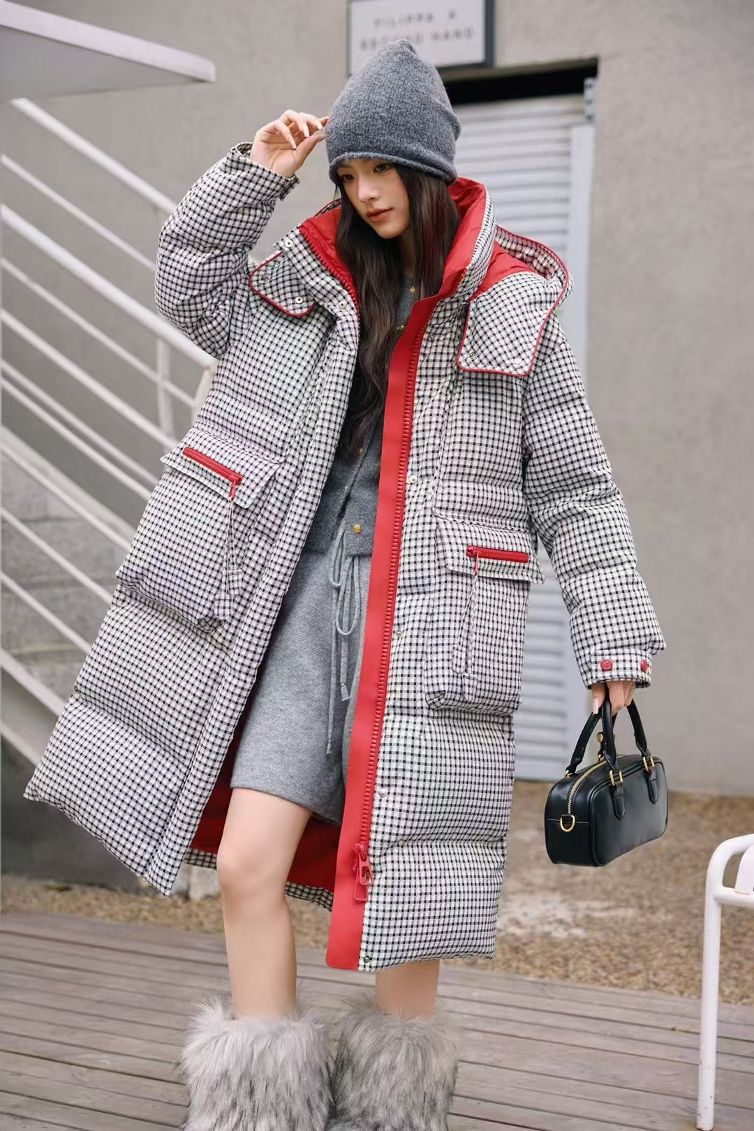 2025新款时尚高端正品新国标90白鸭绒长款羽绒服Y260050