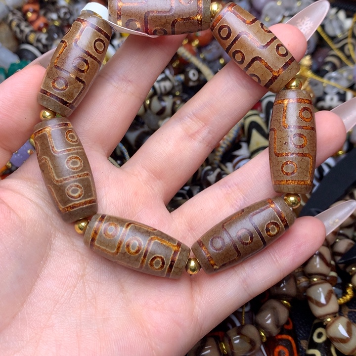 玛瑙/玉髓未镶嵌发一条