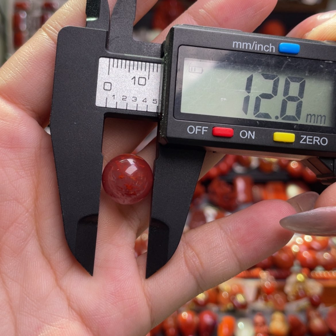 【闪购商品】未镶嵌圆珠4个南红玛瑙抹**檬