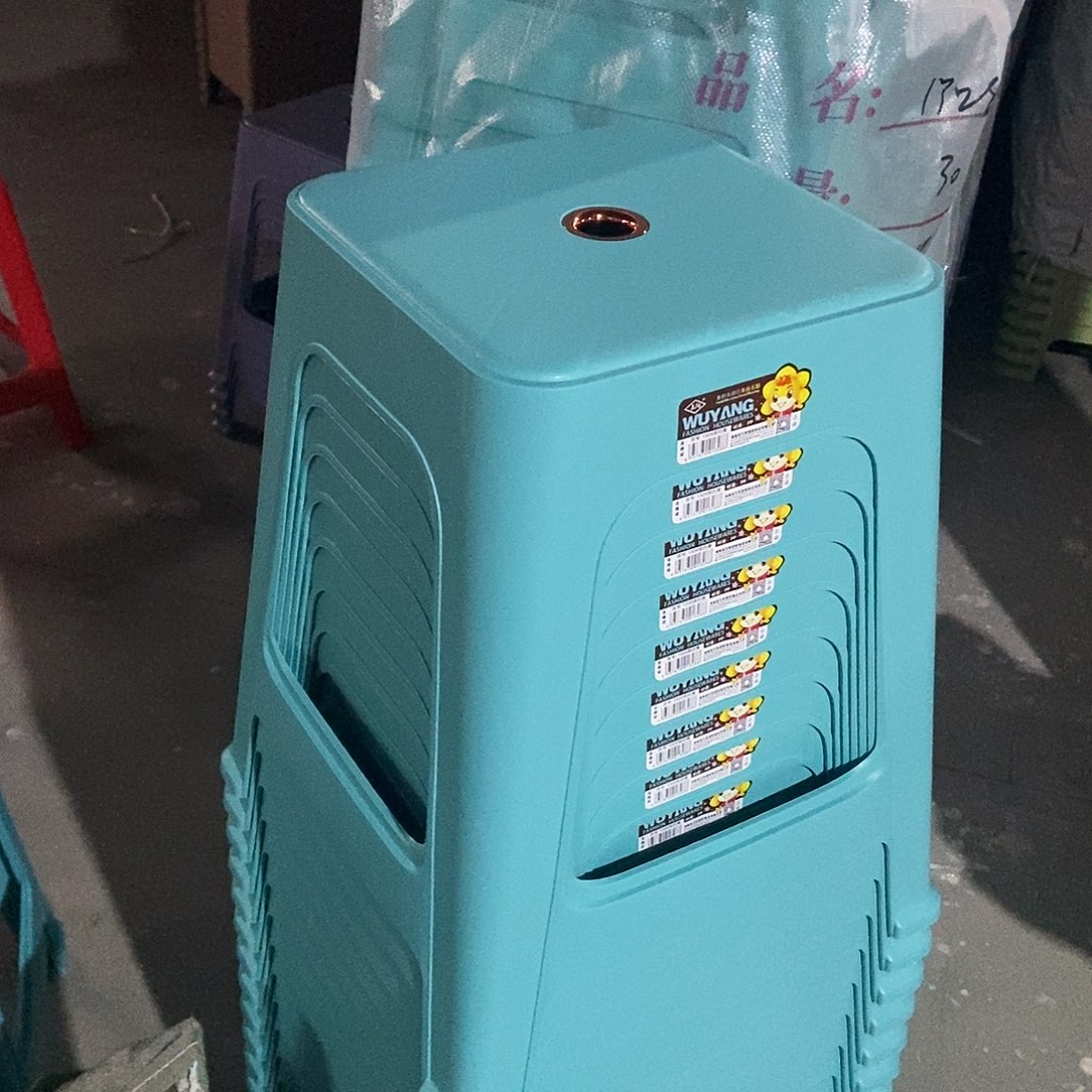 PP1328加厚简约餐桌大凳10个装蓝色