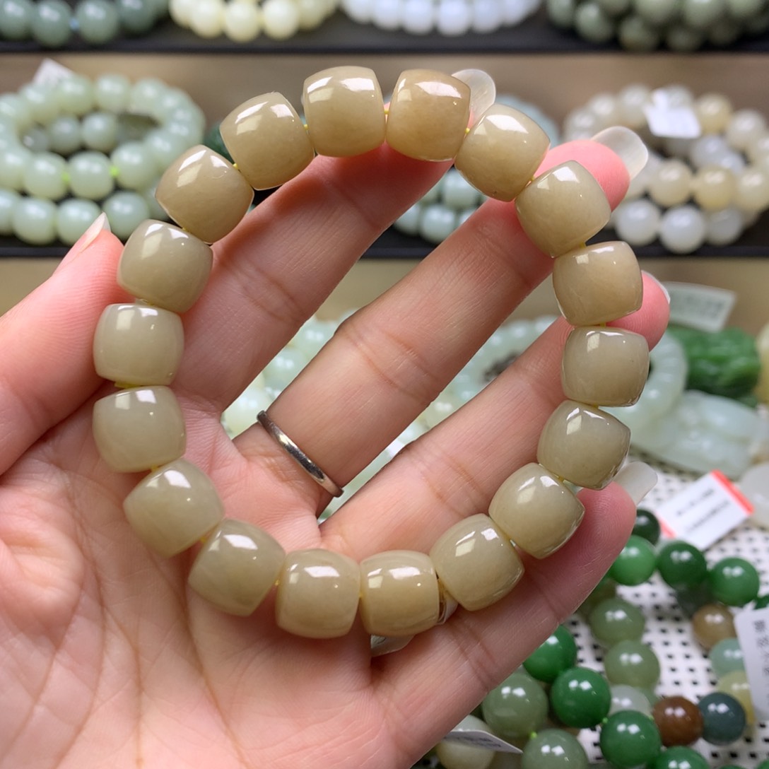 和田玉手链未镶嵌