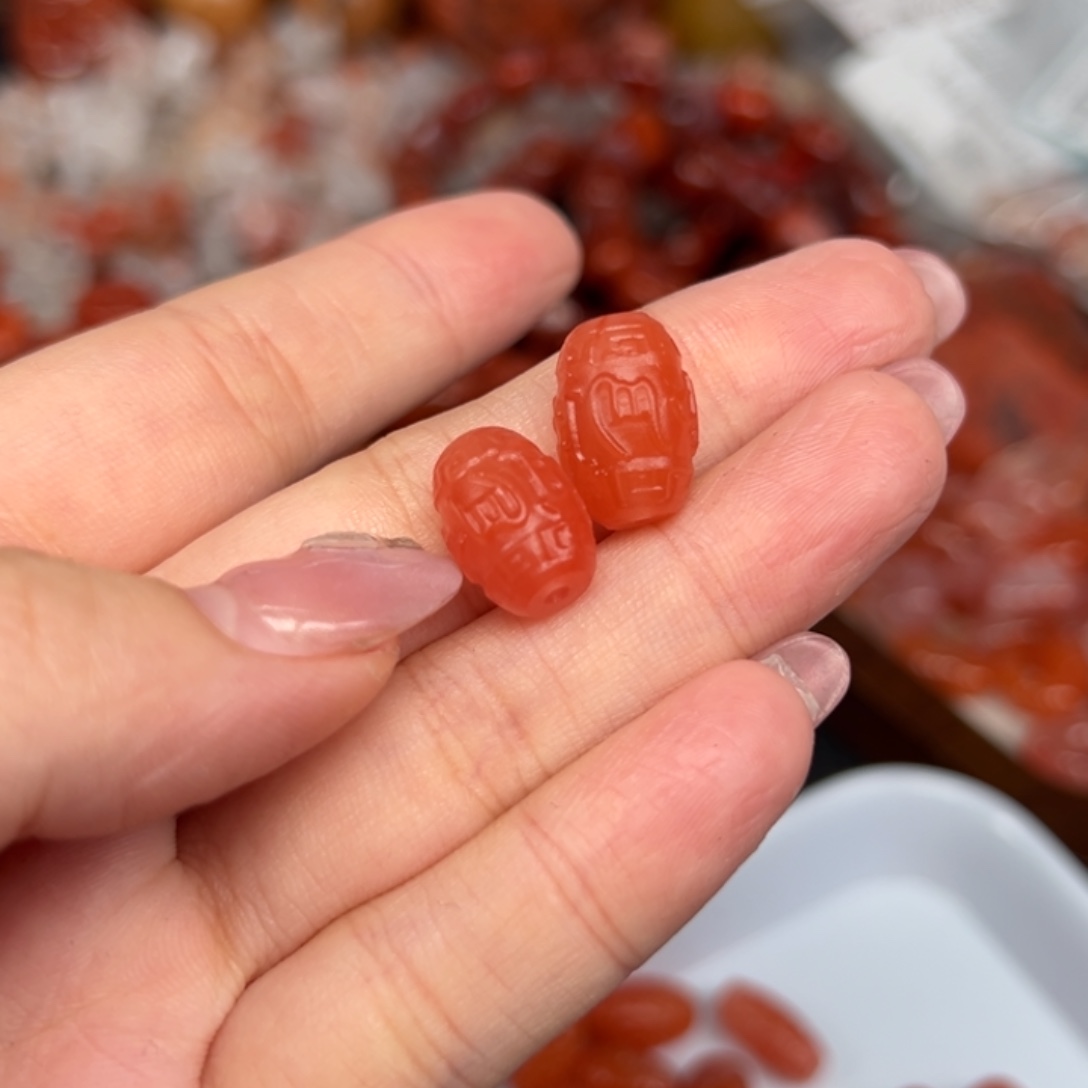 南红玛瑙未镶嵌吊坠(不含链)