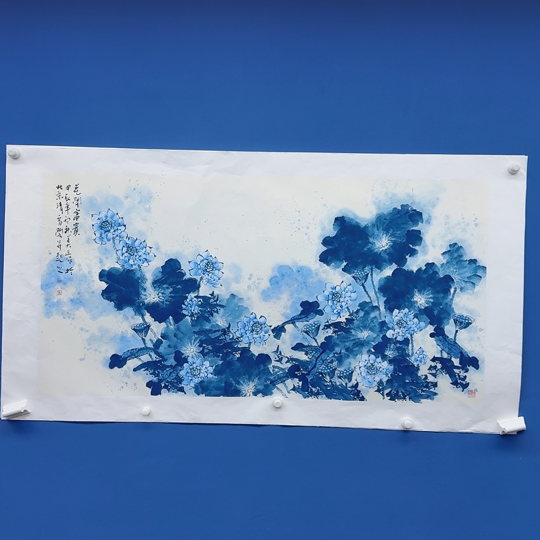 国画多次参加国内外大型