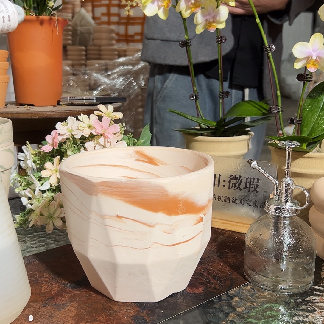 微瑕八角盆16口14高1个