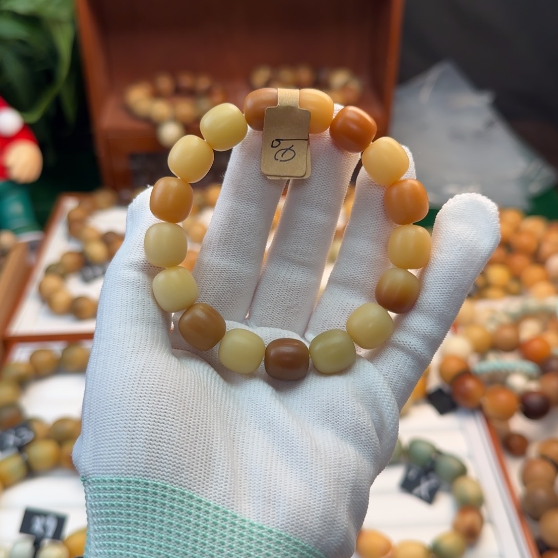 菩提根/象牙果手串卡13枣珠干磨全品9