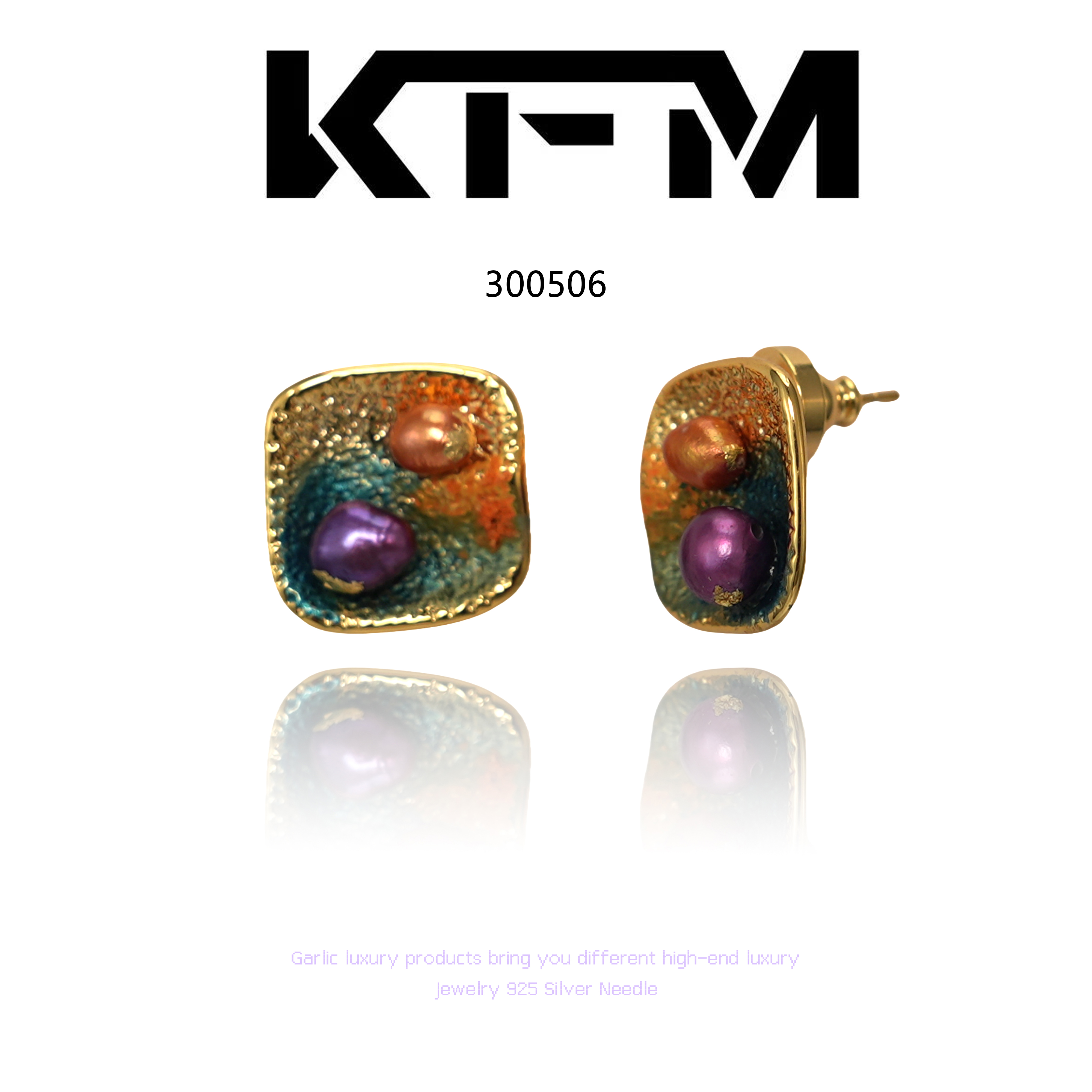 铜合金耳饰 KFM耳饰~300506