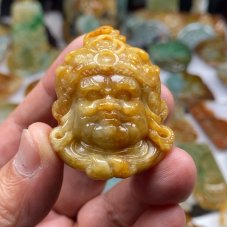 【闪购商品】翡翠颈饰未镶嵌缅甸翡翠A货吊坠