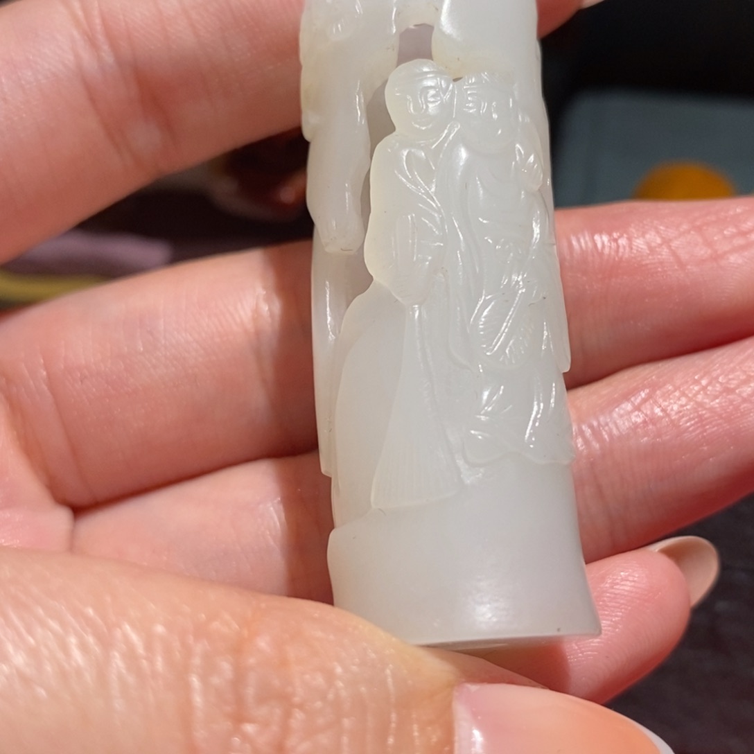 和田玉未镶嵌珠子坤*