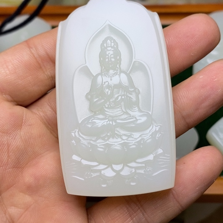 添***o观音厚13+卡4×7精品47大号观音高货精雕工艺