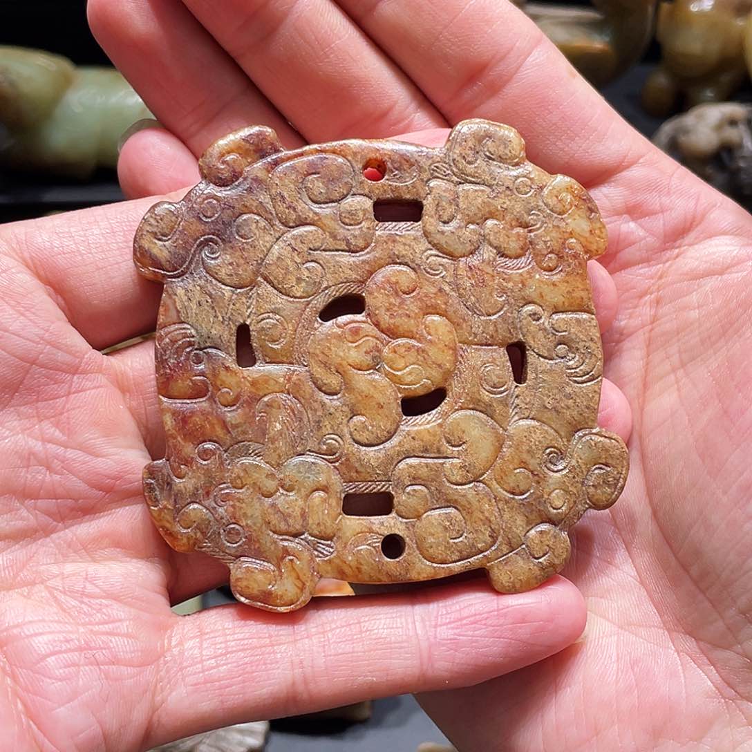 和田玉（糖玉）未镶嵌颈饰采**篱
