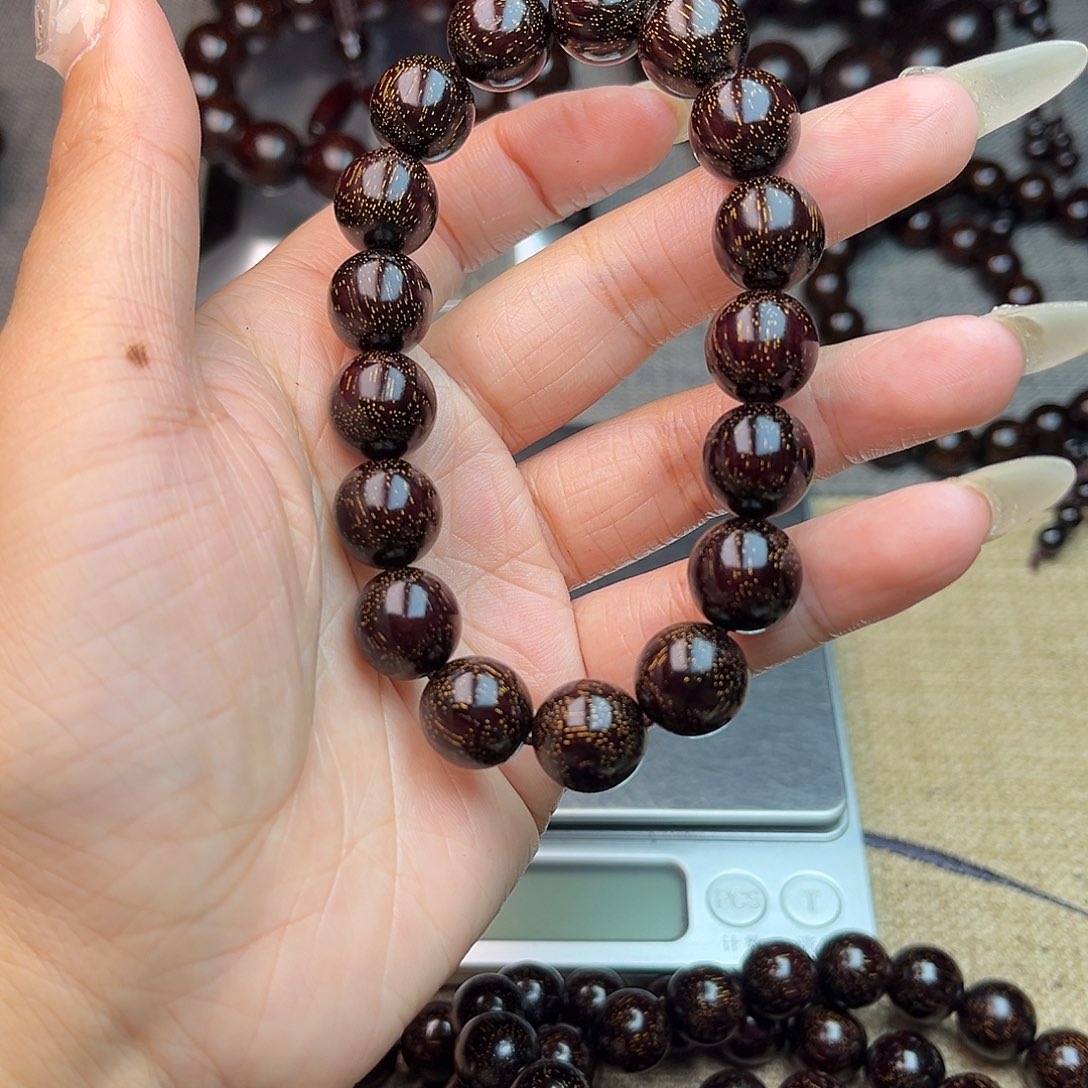 檀香紫檀（小叶紫檀）1.2单圈 爆星