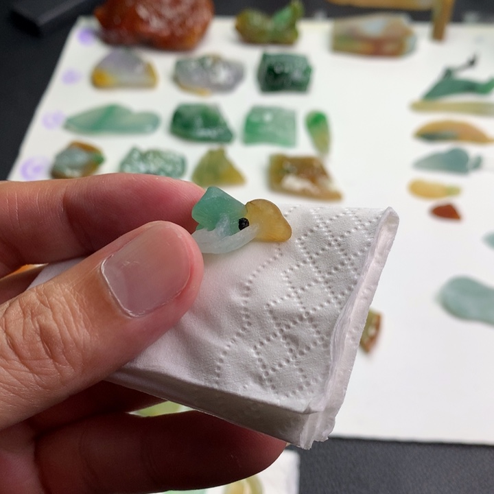 定制翡翠未镶嵌缅甸翡翠 不退不换