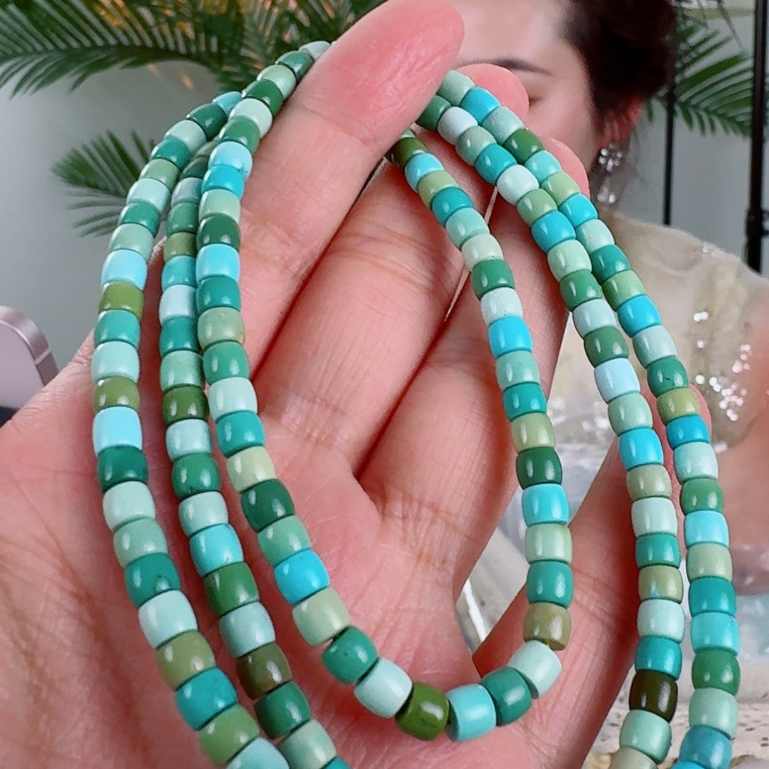 未镶嵌绿松石珠宝奇石