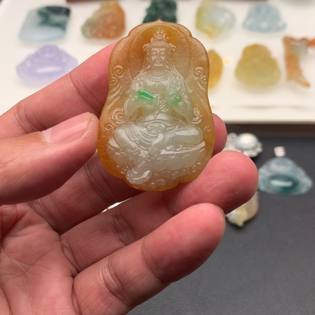 定制翡翠未镶嵌缅甸天然A货翡翠