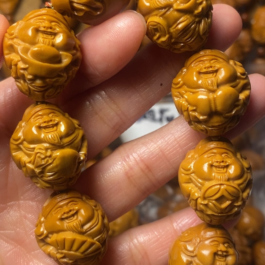橄榄核手串/手链福禄财神2.0