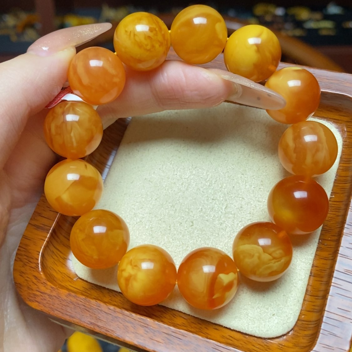 【闪购商品】蜜蜡手链未镶嵌手串