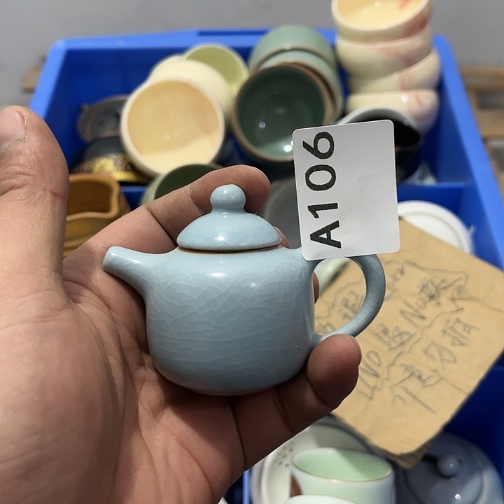 小***麻茶具默认微瑕瓷器、茶具、壶、摆件，介意勿拍 