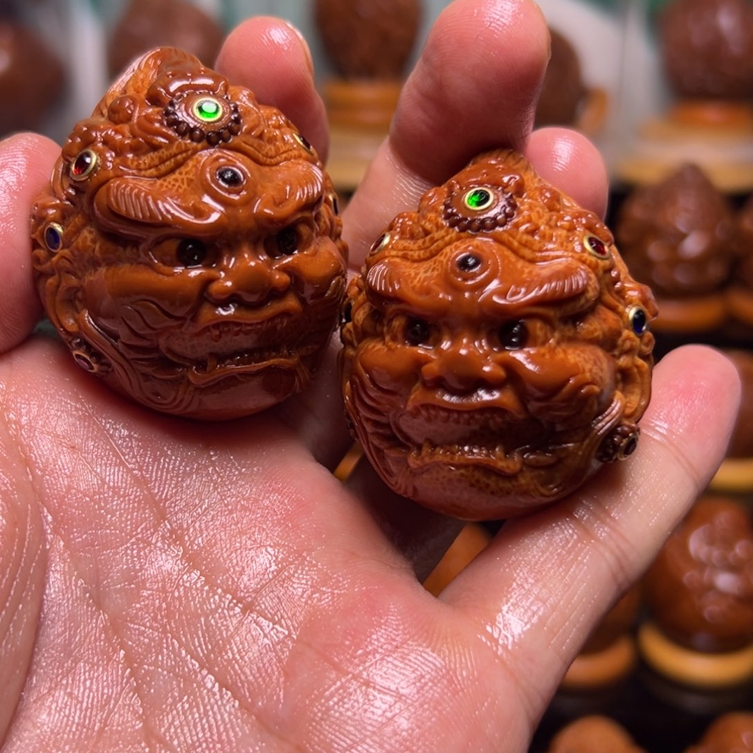 水***贝手串/手链橄榄核大黑天40