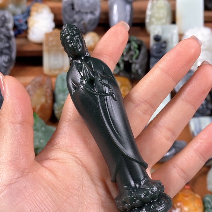 【闪购商品】未镶嵌和田玉摆件h**s定制