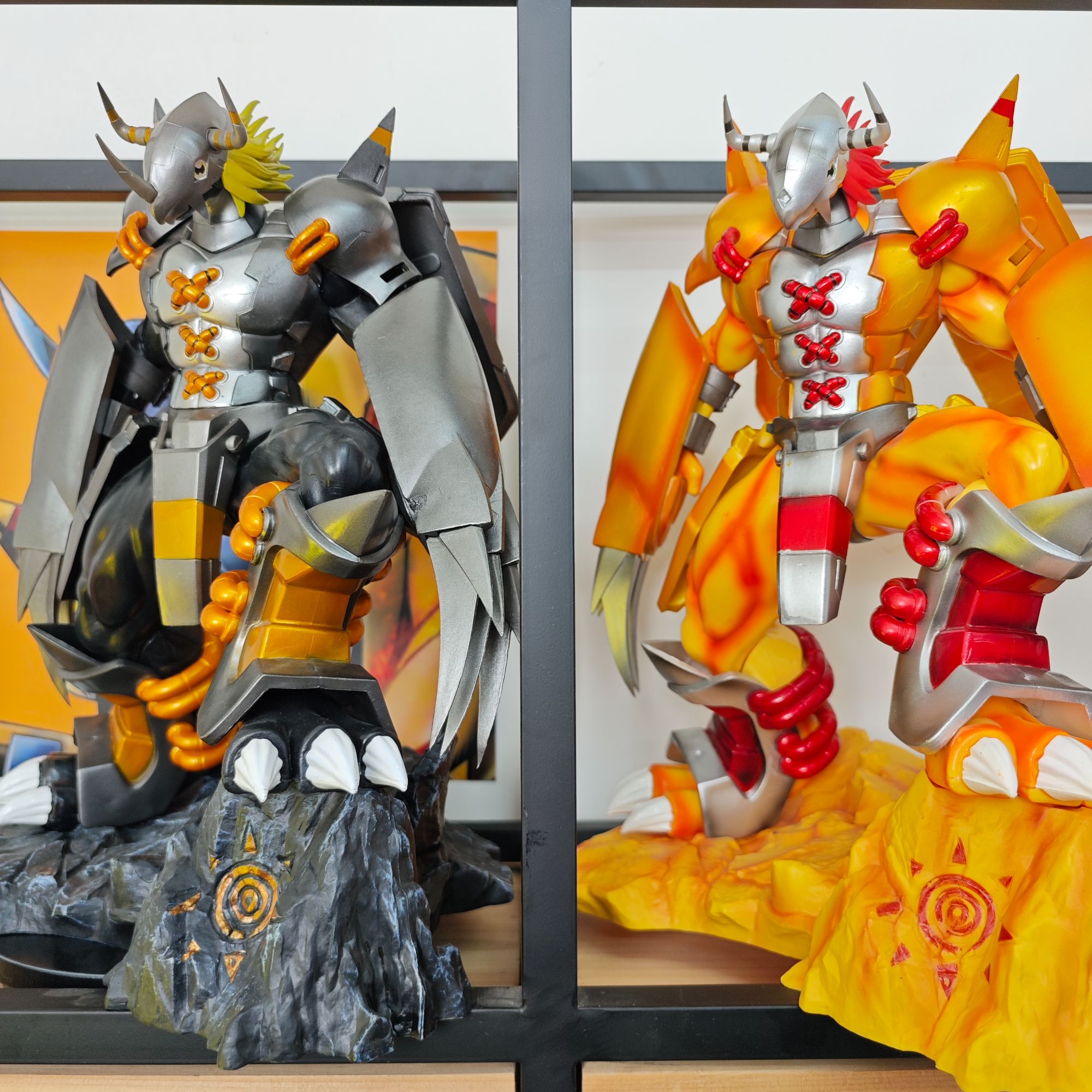 【现货】数码宝贝系列 黄金战斗暴龙兽 黑暗战斗暴龙兽 优质手办