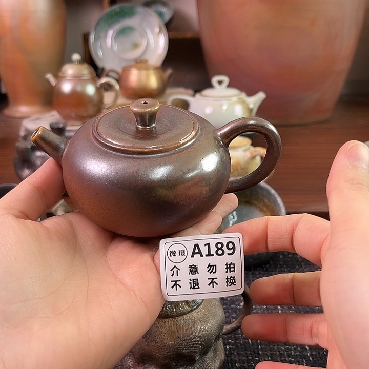 柴烧微瑕福利柴烧泡茶壶