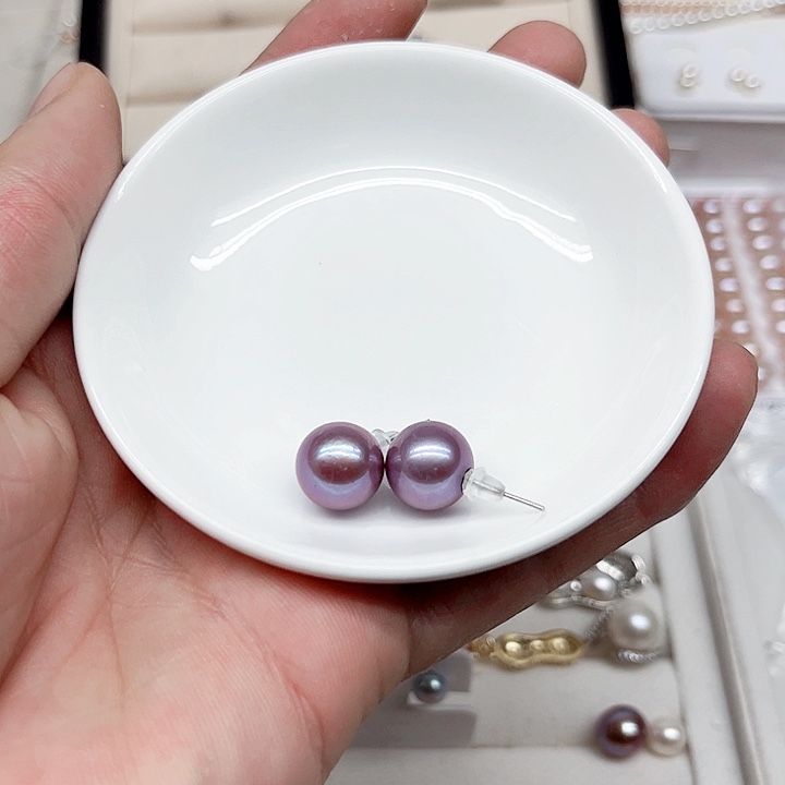 银S925镶嵌淡水珍珠发饰