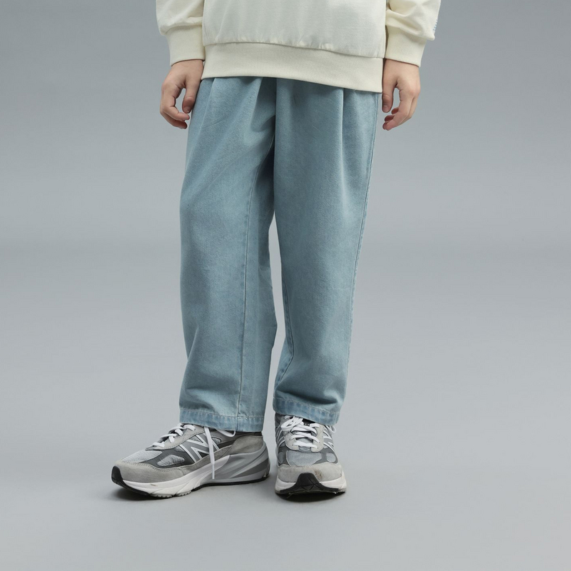 New Balance nb童装男女儿童2025新品舒适休闲牛仔裤子ND7TF13153