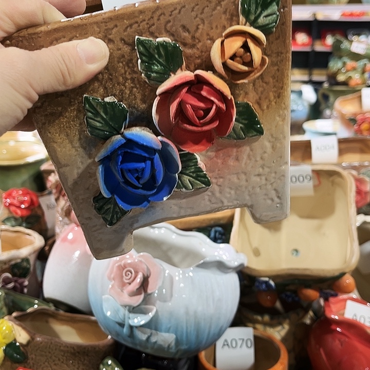 瓷片花盆多肉植物花盆