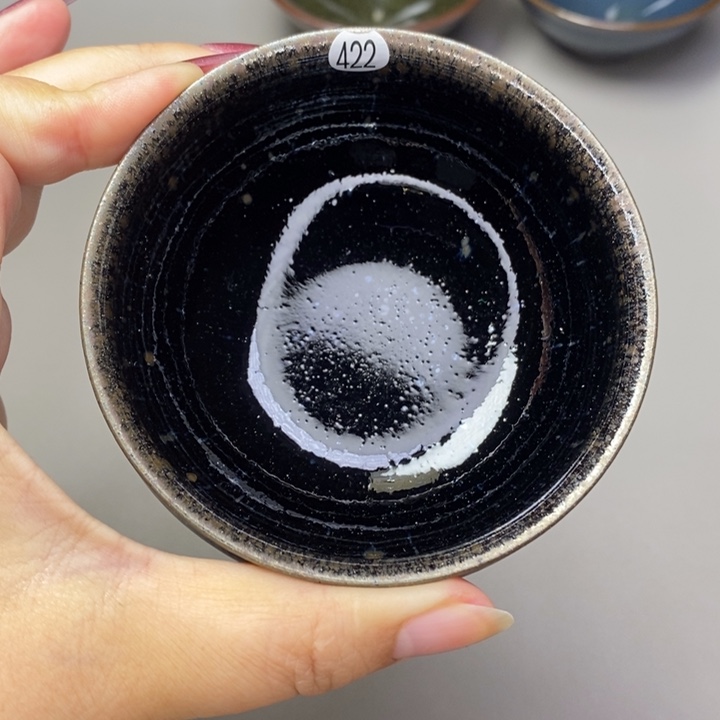 茶盏建窑建盏磨底柴烧主人杯